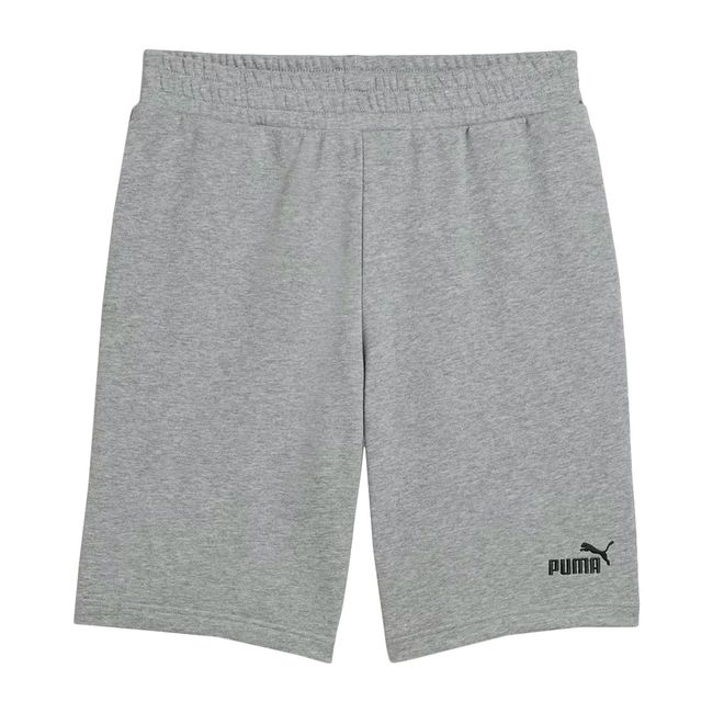 SHORT PUMA ESSENTIALS NO.1 LOGO 10 MASCULINO - CINZA M