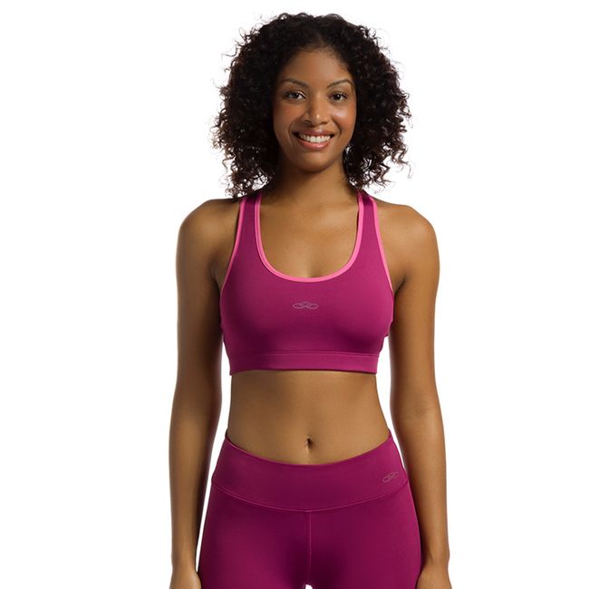 TOP OLYMPIKUS ESSENTIAL FEMININO - VINHO  P