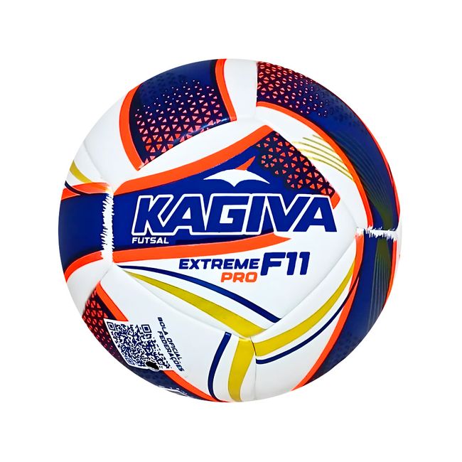 BOLA FUTSAL KAGIVA F11 EXTREME PRO - BCO/AZUL UN