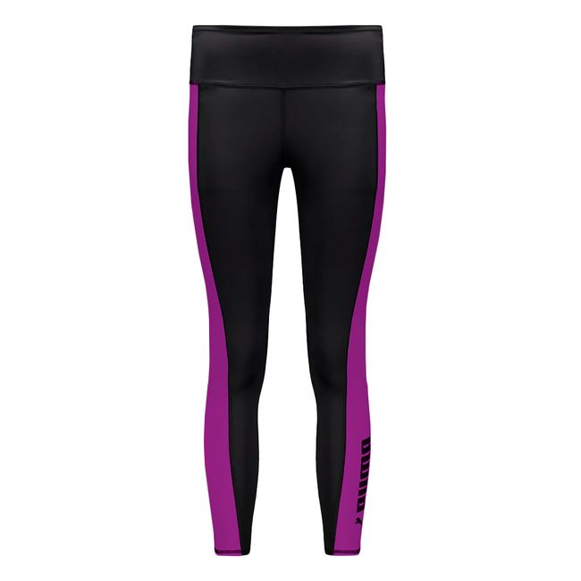 CALÇA LEGGING PUMA FIT EVERSCULPT COLOR BLOCK FEMININA - PTO/ROXO M