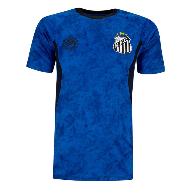 CAMISA DE TREINO UMBRO SANTOS 2026 MASCULINA - AZUL/PTO M