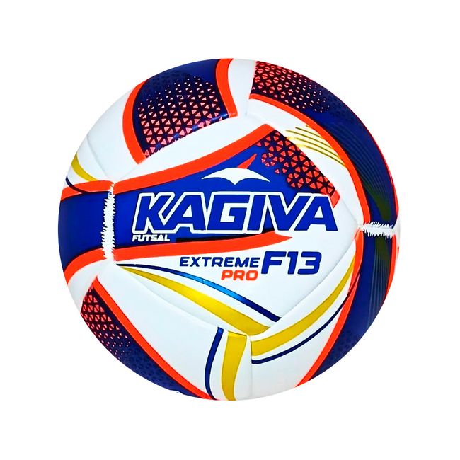 BOLA FUTSAL KAGIVA F13 EXTREME PRO - BCO/AZUL UN