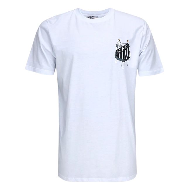 CAMISETA SURF CENTER SANTOS SEMPRE SANTOS MASCULINA - BRANCO G