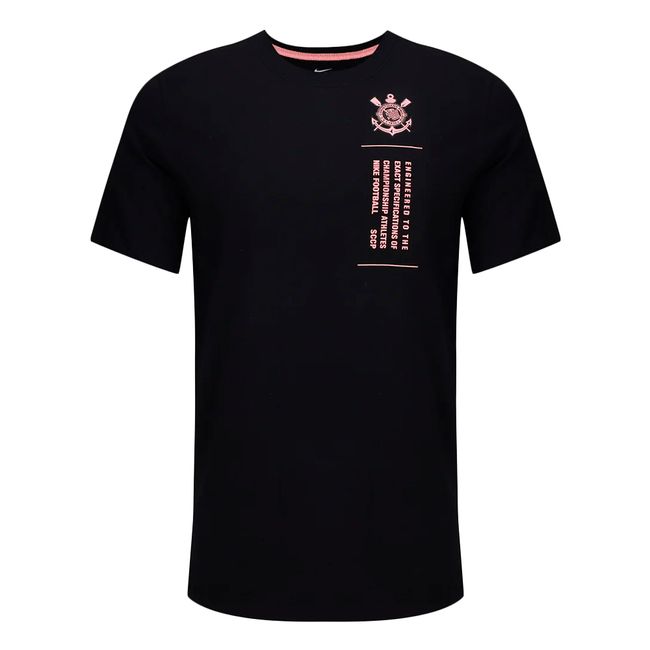 CAMISETA NIKE  CORINTHIANS GRAPHIC MASCULINA - PRETO M