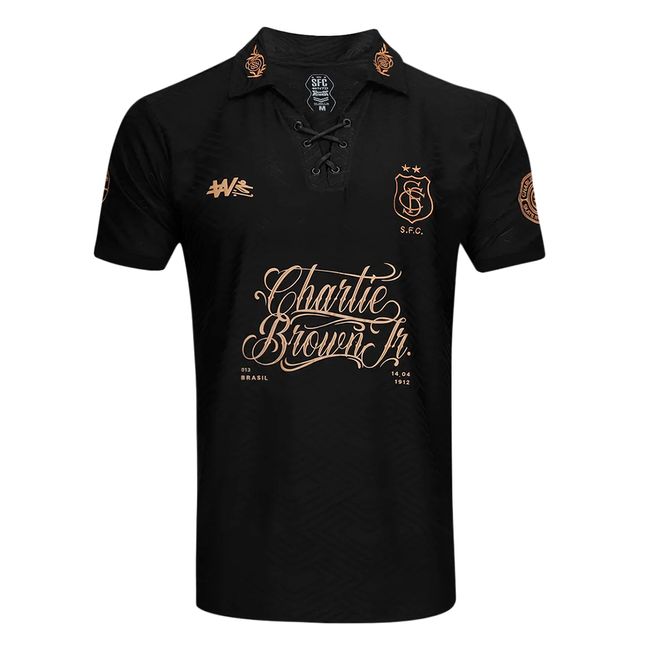 CAMISA POLO WANTED SANTOS ORGULHO DA BAIXADA MASCULINA - PRETO M