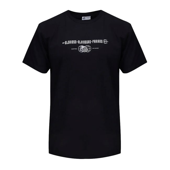 CAMISETA SURF CENTER SANTOS GLORIOSO ALVINEGRO JUVENIL - PRETO 10