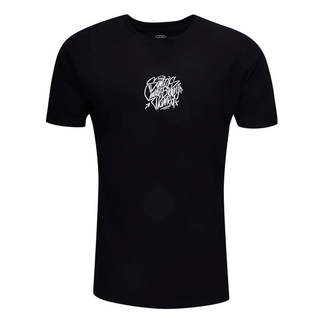 CAMISETA WANTED SANTOS OVERSIZED ETERNO MASCULINA - PRETO M