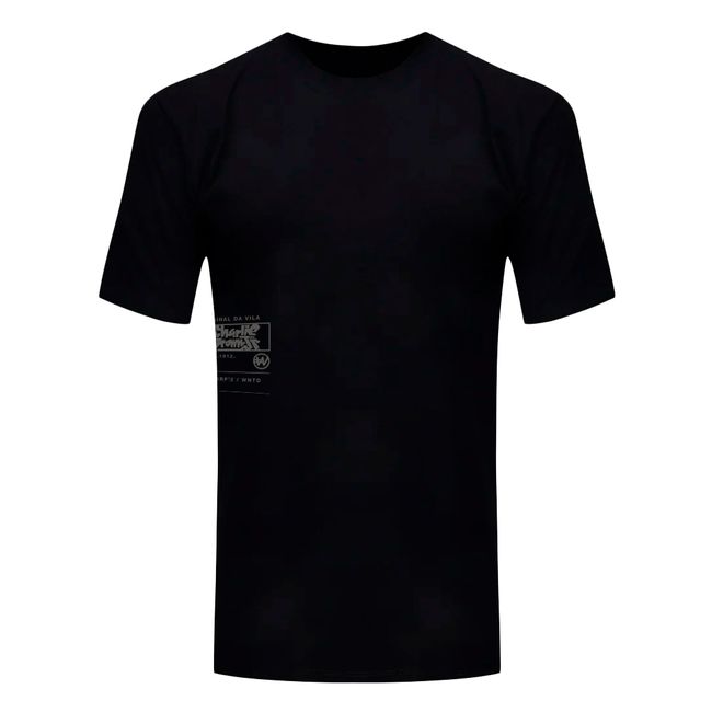 CAMISETA WANTED SANTOS OVERSIZED SANTO FORTE MASCULINA - PRETO M
