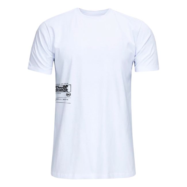 CAMISETA WANTED SANTOS OVERSIZED SANTO FORTE MASCULINA - BRANCO M