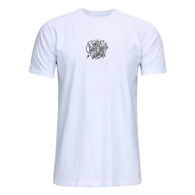 CAMISETA WANTED SANTOS OVERSIZED ETERNO MASCULINA - BRANCO G