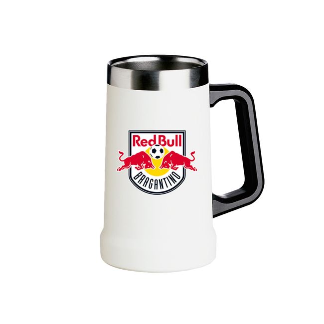 CANECA TÉRMICA WOOD RED BULL BRAGANTINO ESCUDO - 700 ML - BRANCO UN