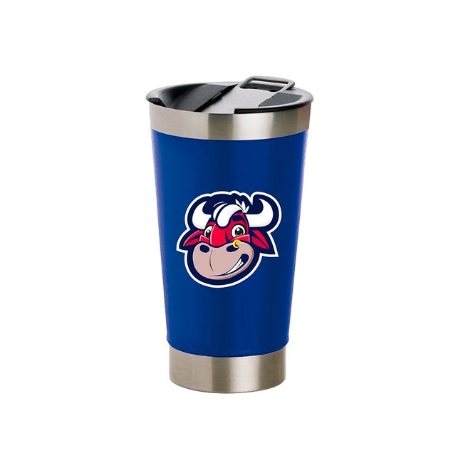 COPO TÉRMICO WOOD RED BULL BRAGANTINO ABRIDOR - 500 ML - AZUL UN