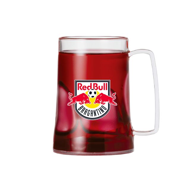 CANECA GEL WOOD RED BULL BRAGANTINO ESCUDO - 400 ML - VERMELHO UN