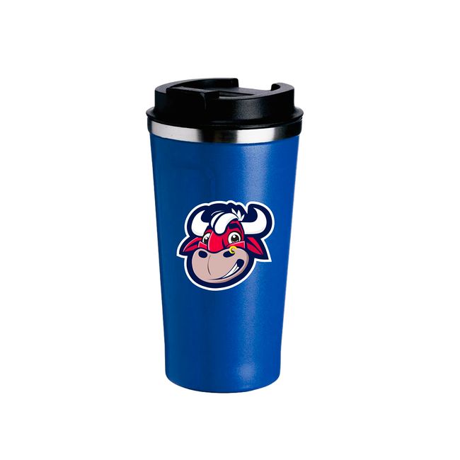 COPO TÉRMICO WOOD RED BULL BRAGANTINO CAFÉ - 500 ML - AZUL UN