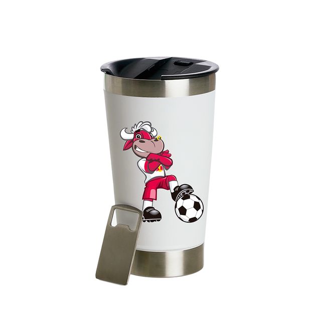 COPO TÉRMICO WOOD RED BULL BRAGANTINO ABRIDOR - 500 ML - BRANCO UN