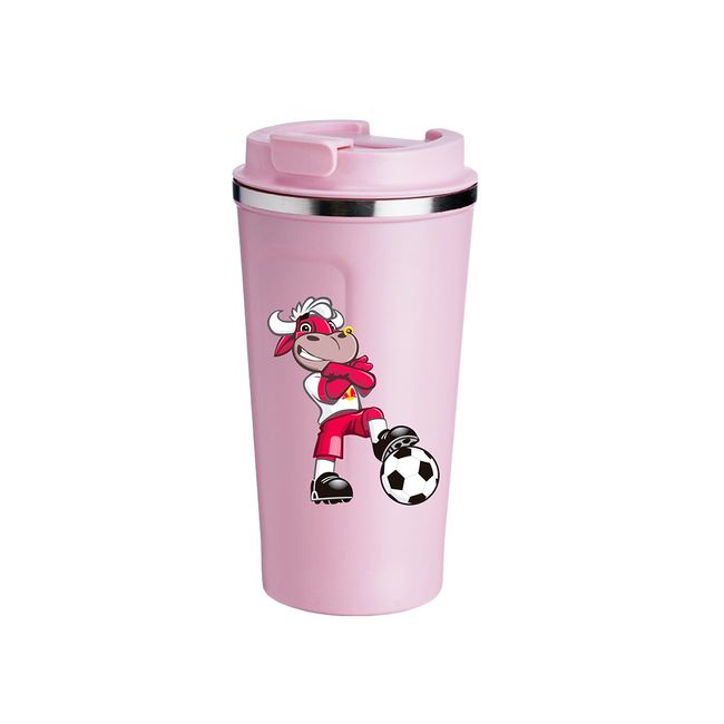 COPO TÉRMICO WOOD RED BULL BRAGANTINO CAFÉ - 500 ML - ROSA UN