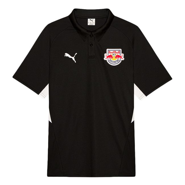 CAMISA POLO PUMA RED BULL BRAGANTINO EVOSTRIPE 26 MASCULINA - PRETO P