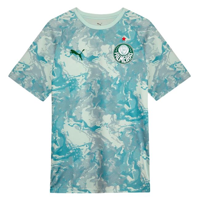 CAMISA PRÉ-JOGO PUMA PALMEIRAS 2026 MASCULINA - AZUL P