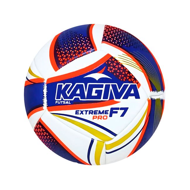 BOLA FUTSAL KAGIVA F7 EXTREME PRO - BCO/AZUL UN