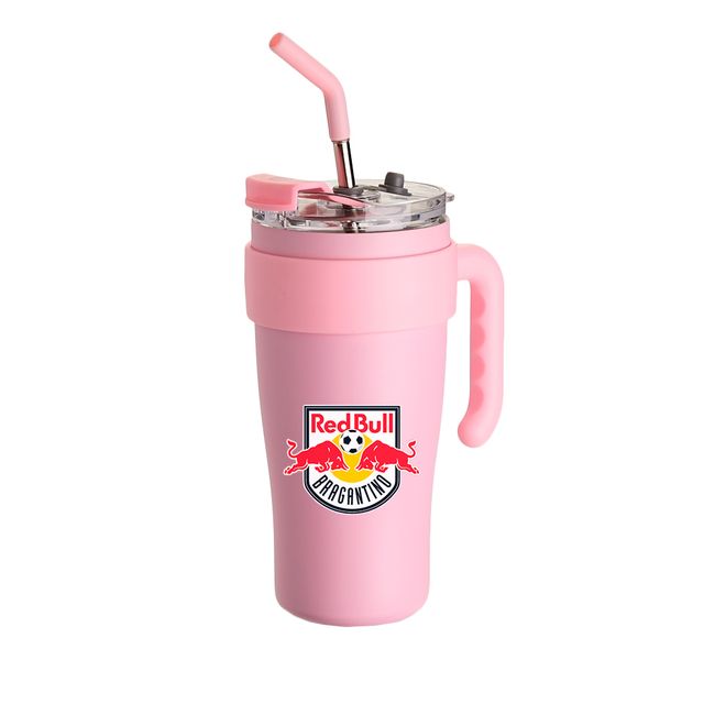 CANECA TÉRMICA WOOD RED BULL BRAGANTINO - 800 ML - ROSA UN