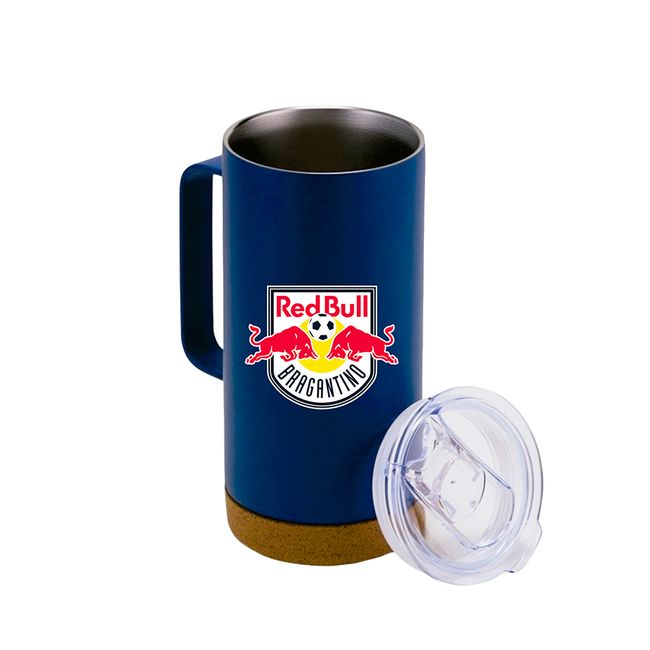 CANECA TÉRMICA WOOD RED BULL BRAGANTINO - 500 ML - AZUL UN