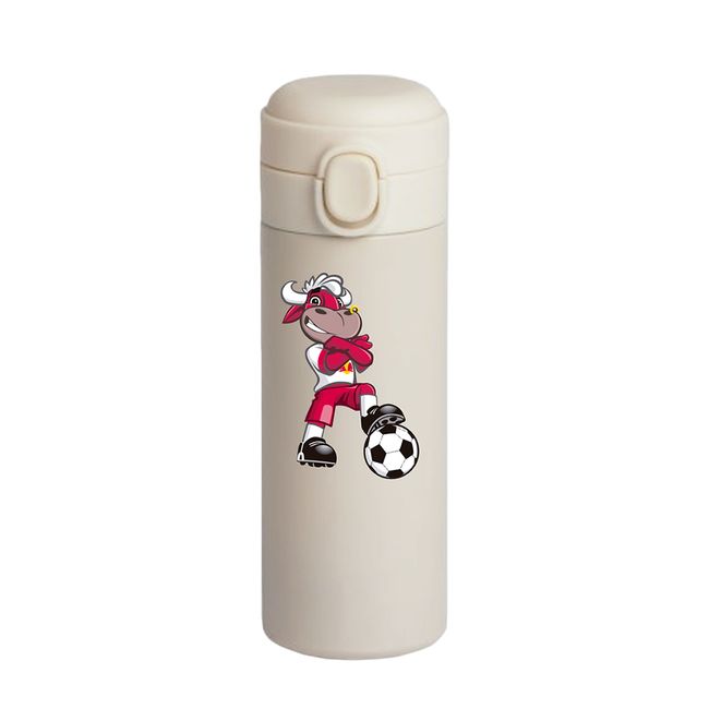 GARRAFA TÉRMICA WOOD RED BULL BRAGANTINO - 400 ML - CREME UN