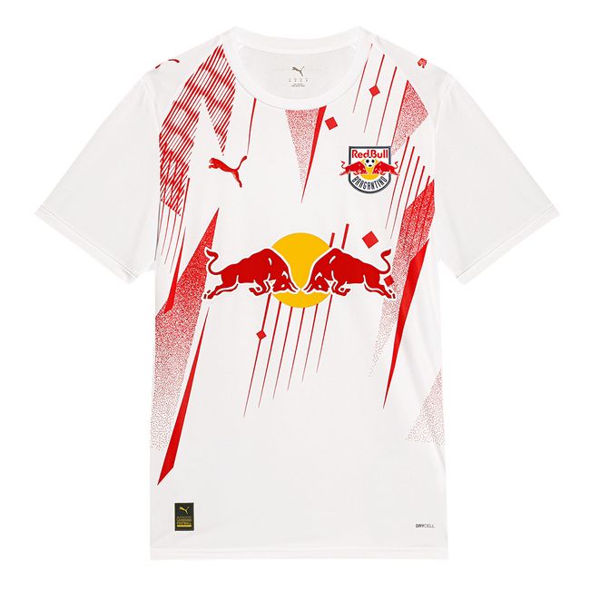 CAMISA PUMA RED BULL BRAGANTINO I 2026 MASCULINA - BCO/VERM M