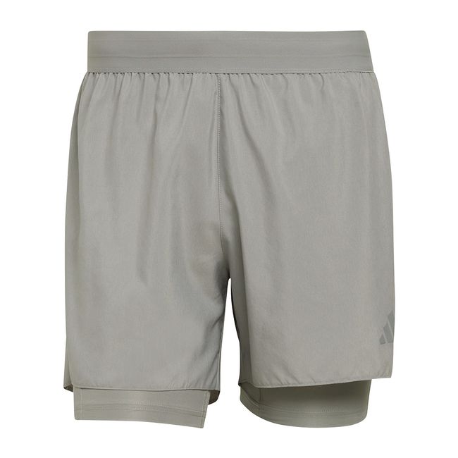 SHORT ADIDAS ADI365 ESS 2IN1 MASCULINO - CINZA G