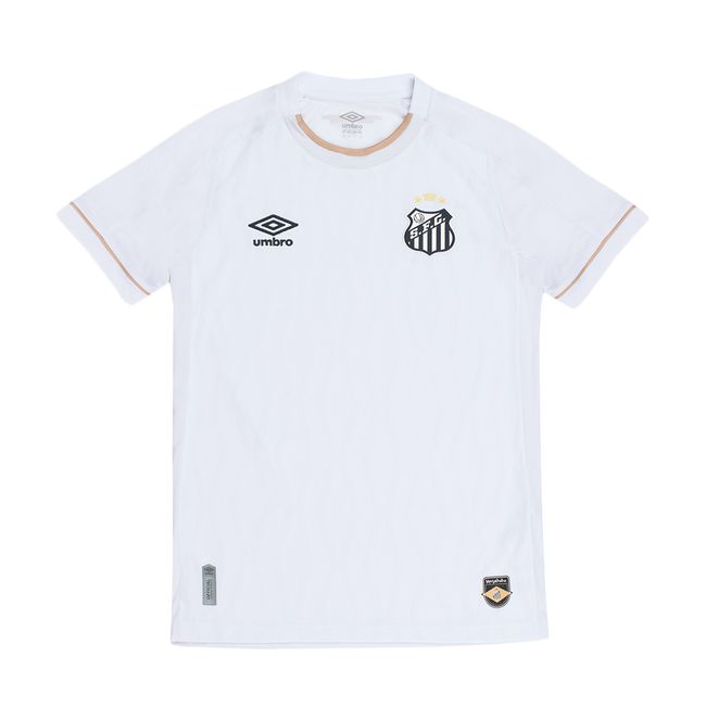 CAMISA UMBRO SANTOS I 2026 JUVENIL - BCO/DOUR 08