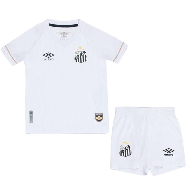 KIT INFANTIL UMBRO SANTOS I 2026 - BCO/DOUR 04