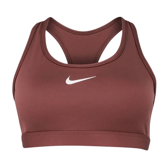 TOP NIKE SWOOSH FEMININO - MARROM P