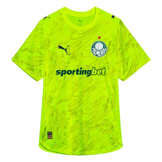 CAMISA DE GOLEIRO PUMA PALMEIRAS III 2026 MASCULINA - JOGADOR - AMARELO PP