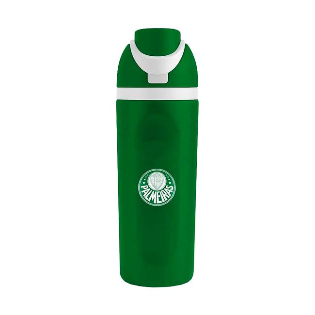 GARRAFA TÉRMICA BRASFOOT PALMEIRAS GOFRESH - 720ML - VERDE UN