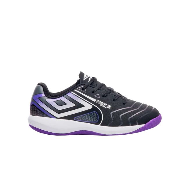 TÊNIS FUTSAL UMBRO PRO 5 JR. - PTO/ROXO 34