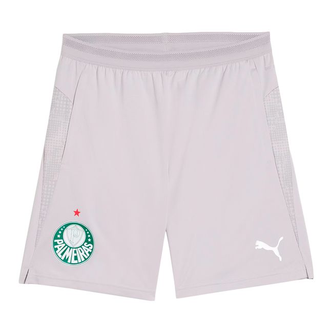 CALÇÃO DE TREINO PUMA PALMEIRAS COM BOLSOS MASCULINO - CINZA P