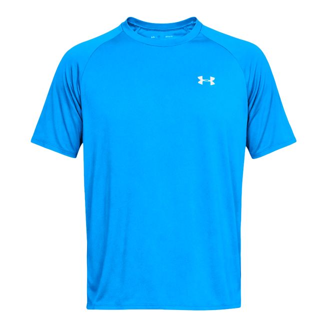 CAMISETA UNDER ARMOUR TECH 2.0 SS MASCULINA - AZUL/BCO M