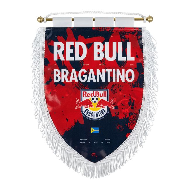 FLAMULA JC RED BULL BRAGANTINO OFICIAL - BCO/VERM UN