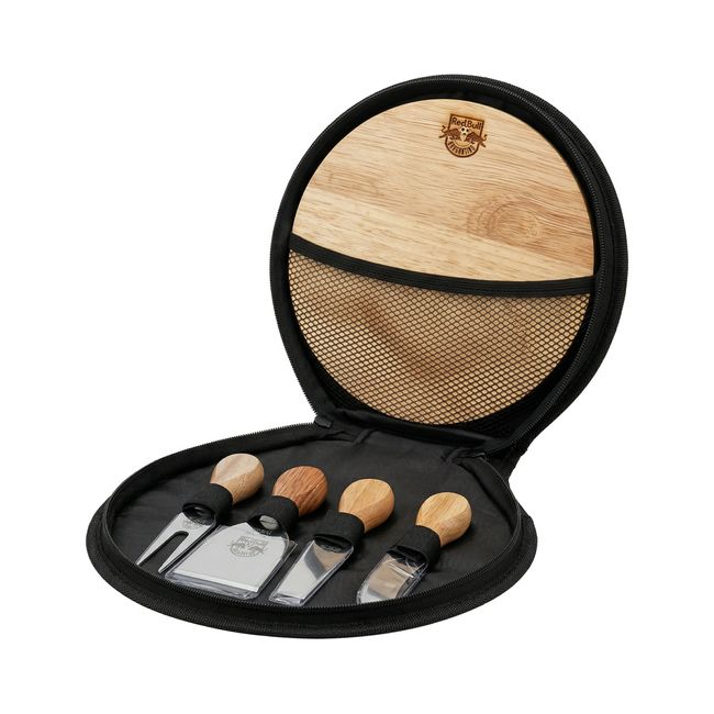 KIT QUEIJO 5 PEÇAS WOOD RED BULL BRAGANTINO - PRETO UN