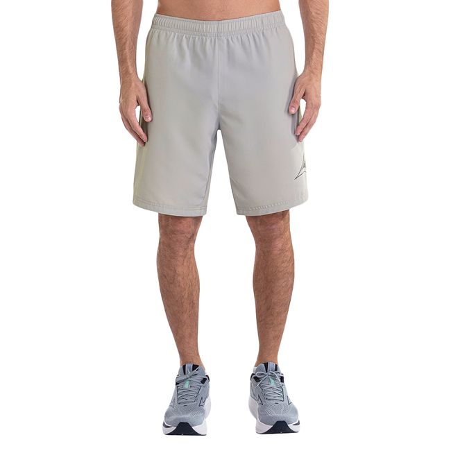 BERMUDA MIZUNO RUN BIRD MASCULINA - CINZA P