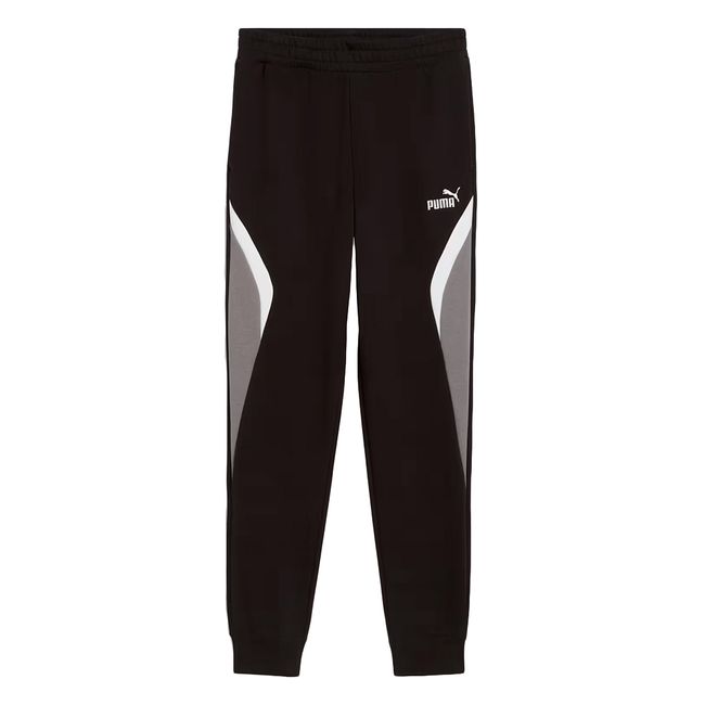 CALÇA DE MOLETOM PUMA ESSENTIALS BLOCK MASCULINA - PRETO M