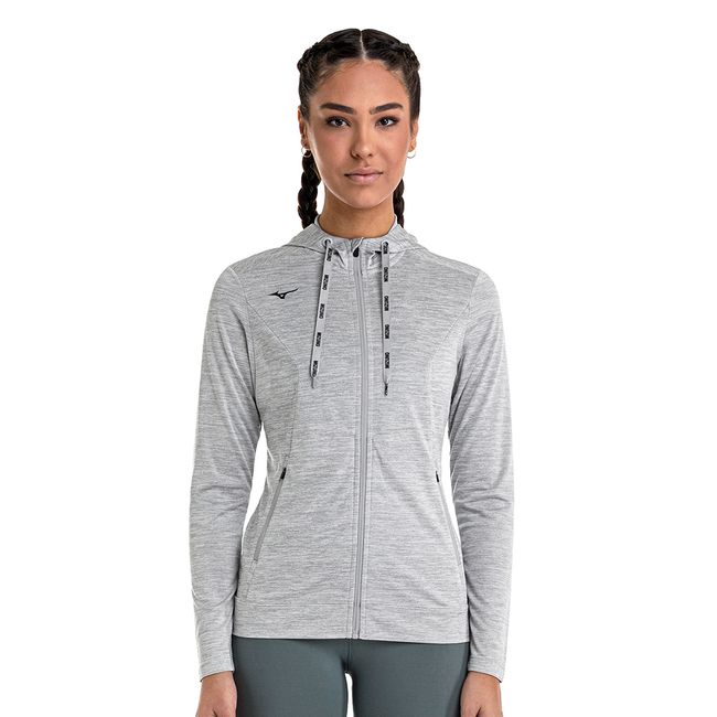JAQUETA MIZUNO MESCLA SELENA FEMININA - CINZA GG