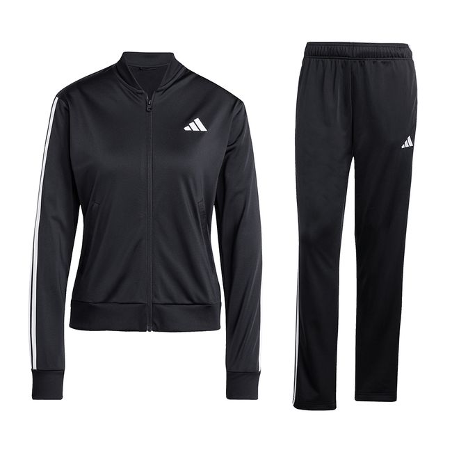 AGASALHO ADIDAS ESSENTIALS 3-STRIPES FEMININO - PTO/BCO P