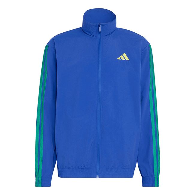 JAQUETA ADIDAS MALHA ESSENTIALS 3S MASCULINA - ROYAL M