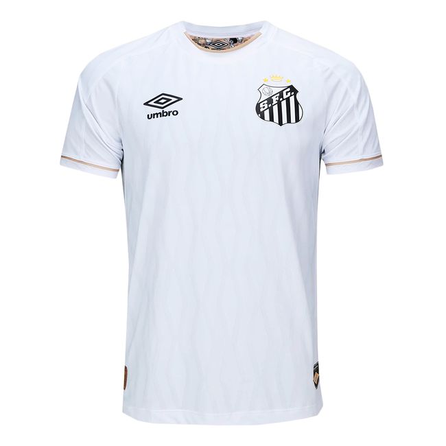 CAMISA UMBRO SANTOS OFICIAL 1 2026 MASCULINA - JOGADOR - BRANCO P