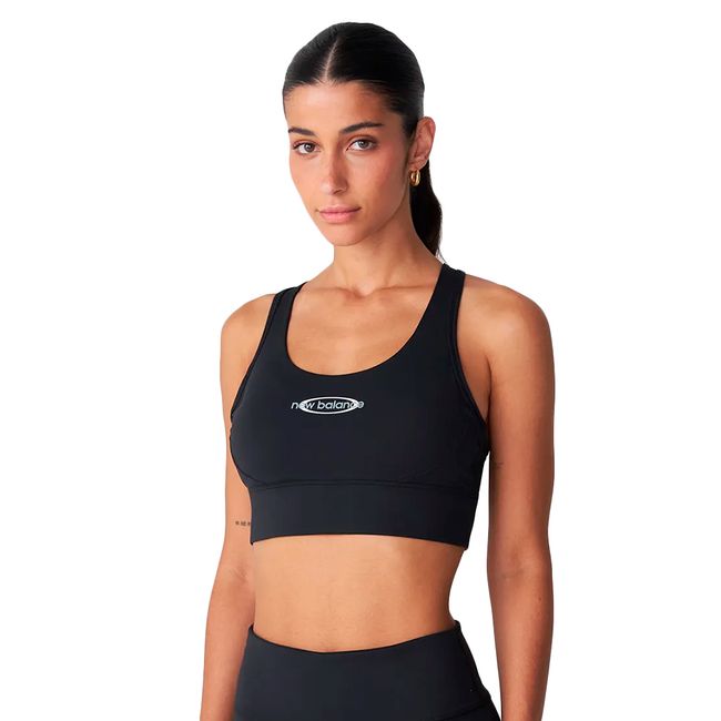 TOP NEW BALANCE GRAPHIC SPORTS FEMININO - PRETO M