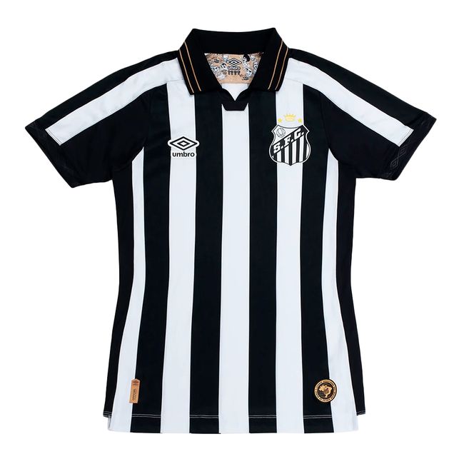 CAMISA UMBRO SANTOS OFICIAL 2 2026 FEMININA - JOGADORA - PTO/BCO P