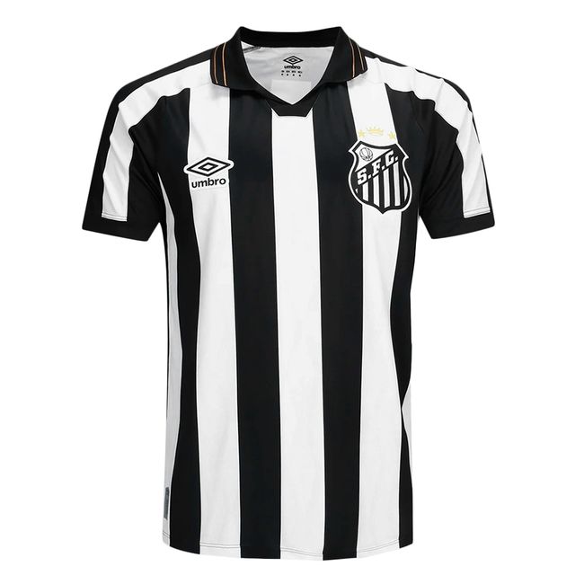 CAMISA UMBRO SANTOS OFICIAL 2 2026 MASCULINA - TORCEDOR - PTO/BCO P