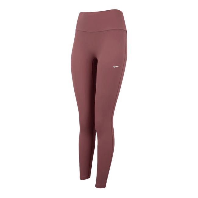 CALÇA LEGGING  NIKE DRI-FIT ONE HR FEMININA - MARROM/BCO P