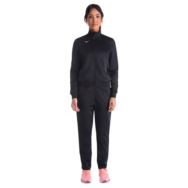 AGASALHO MIZUNO BASIC II FEMININO - PRETO P