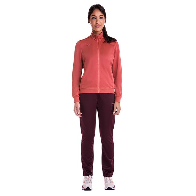 AGASALHO MIZUNO BASIC II FEMININO - CORAL/BORDO P